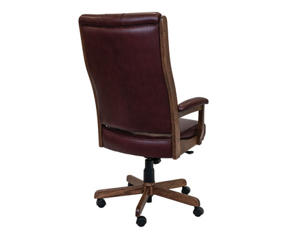 SFC Amish Clark Tufted Executive Desk Chair