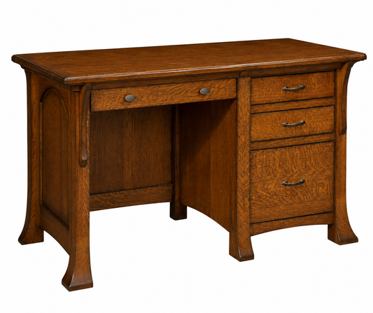 SFC Amish Breckenridge Single Pedestal Desk