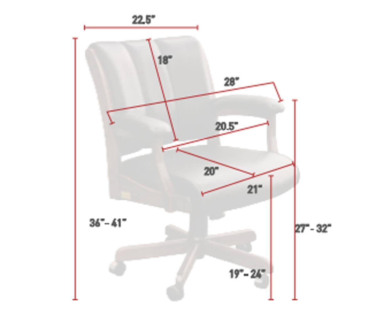SFC Amish Edelweiss Desk Arm Chair