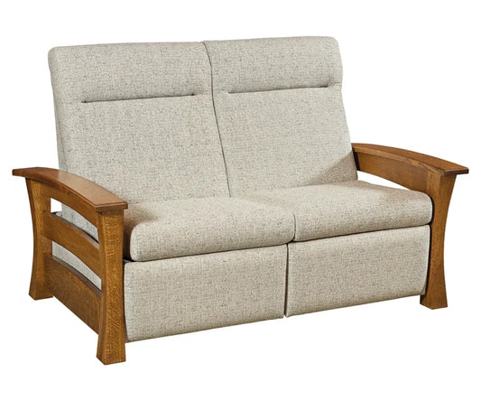 SFC Amish Barrington Wall Hugger Loveseat Recliner