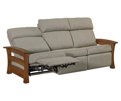 SFC Amish Barrington Stockton Wall Hugger Sofa Recliner