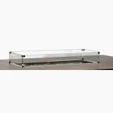Garden Classic 12" x 42" Rectangular Glass Wind Guard